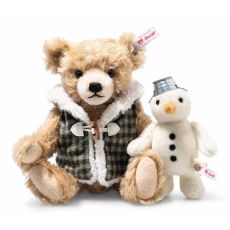 Steiff Teddy Bear with Snowman EAN 007538