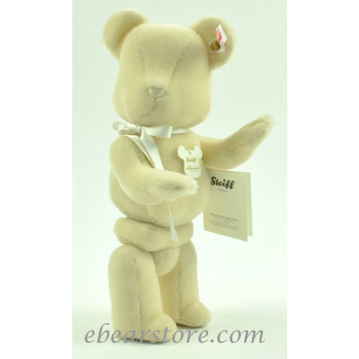 BE@RBRICK × STEIFF WHITE-