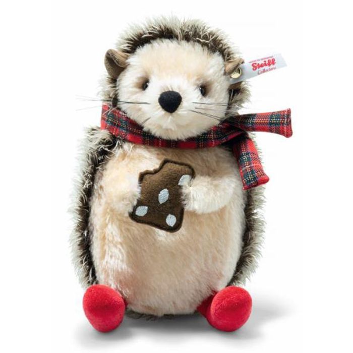 Steiff Ivo Christmas Hedgehog EAN 007446 | 19 cm. | Ebearstore.com