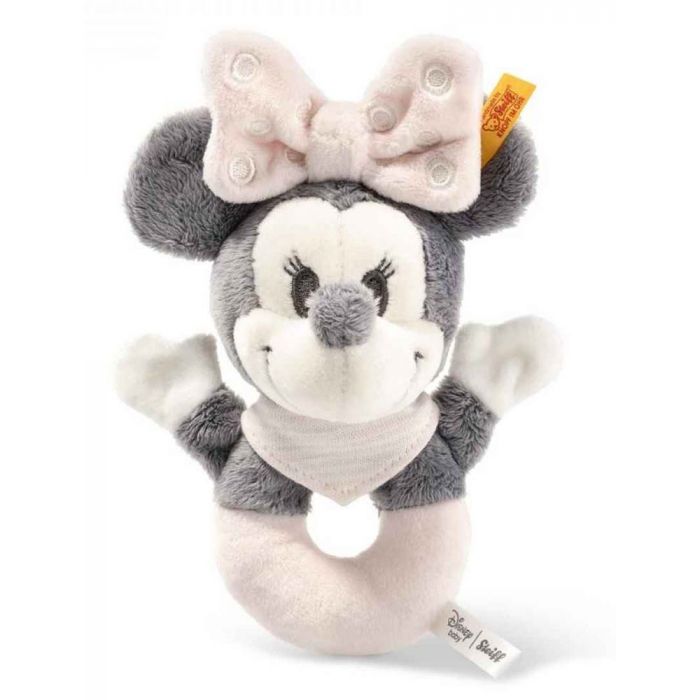 minnie mouse plush rattle